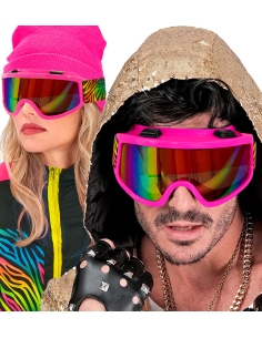 Lunettes après-ski party animalier adulte – Accessoire ski fun hiver & soirées rétro 2