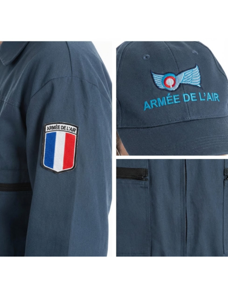Déguisement pilote de chasse français – Combinaison Armée de l’Air adulte