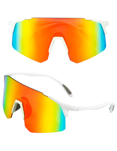 Lunettes après-ski arc-en-ciel – Lunettes de soleil fun style années 80