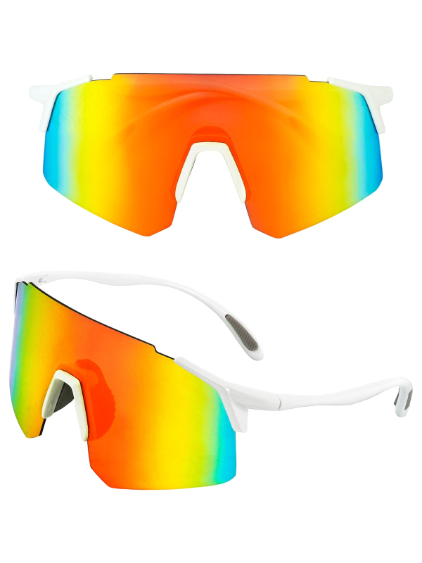 Lunettes après-ski arc-en-ciel – Lunettes de soleil fun style années 80