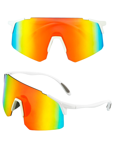 Lunettes après-ski arc-en-ciel – Lunettes de soleil fun style années 80