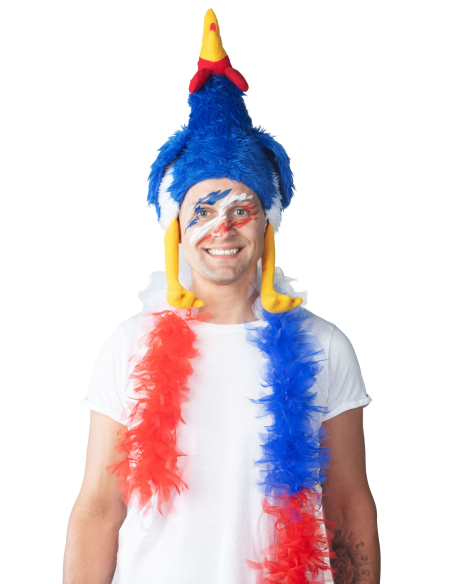 Chapeau Coq France Bleu Blanc Rouge – Accessoire Supporter France