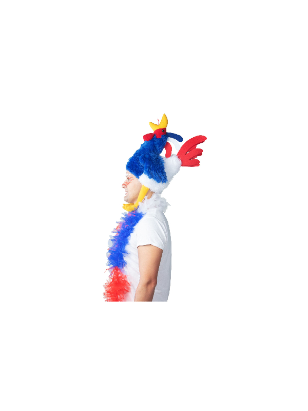 Chapeau Coq France Bleu Blanc Rouge – Accessoire Supporter France
