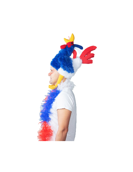 Chapeau Coq France Bleu Blanc Rouge – Accessoire Supporter France