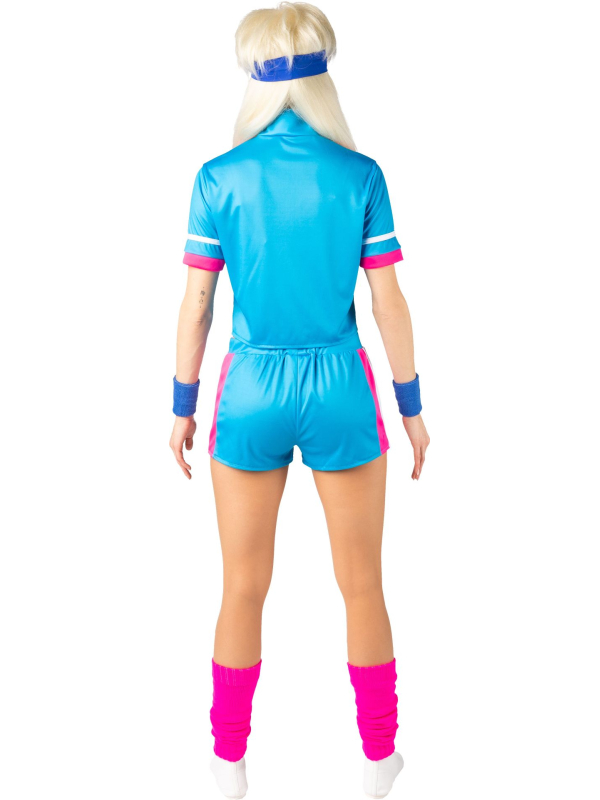 Déguisement Aérobic Années 80 Femme – Veste & Short Sport Rétro