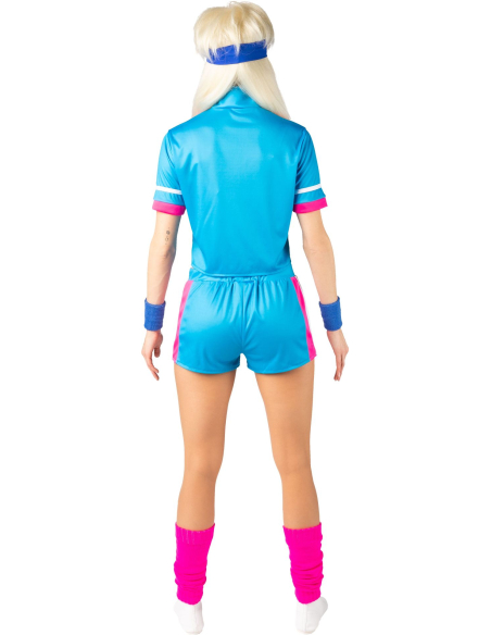 Déguisement Aérobic Années 80 Femme – Veste & Short Sport Rétro