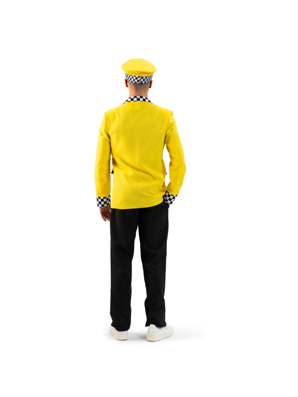 Déguisement Chauffeur de Taxi New-Yorkais – Veste Jaune (S/M, M/L, L/XL)