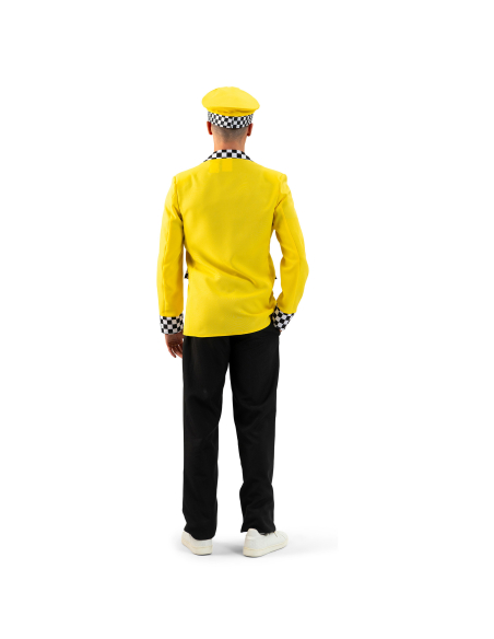 Déguisement Chauffeur de Taxi New-Yorkais – Veste Jaune (S/M, M/L, L/XL)