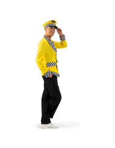 Déguisement Chauffeur de Taxi New-Yorkais – Veste Jaune (S/M, M/L, L/XL) 2