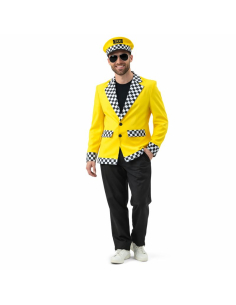 Déguisement Chauffeur de Taxi New-Yorkais – Veste Jaune (S/M, M/L, L/XL)