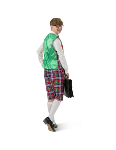 Déguisement écolier homme – Short, gilet & nœud papillon... 2