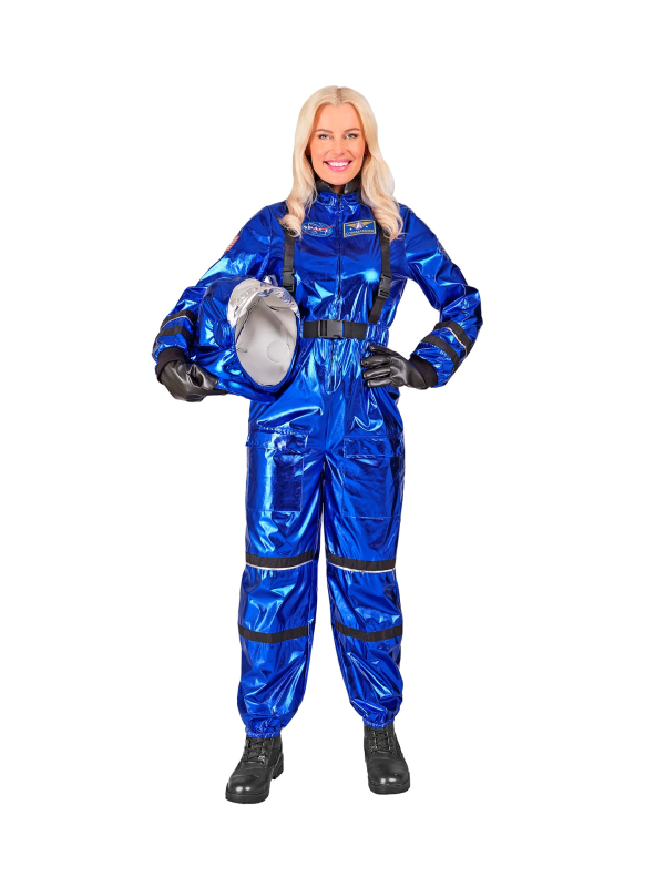Déguisement Astronaute Bleu femme – Combinaison + Casque (XS à XL)
