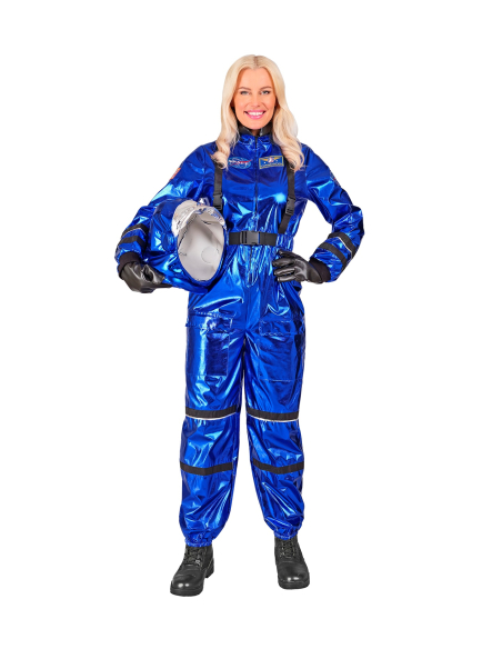 Déguisement Astronaute Bleu femme – Combinaison + Casque (XS à XL)