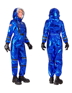 Déguisement Astronaute Bleu femme – Combinaison + Casque (XS à XL)