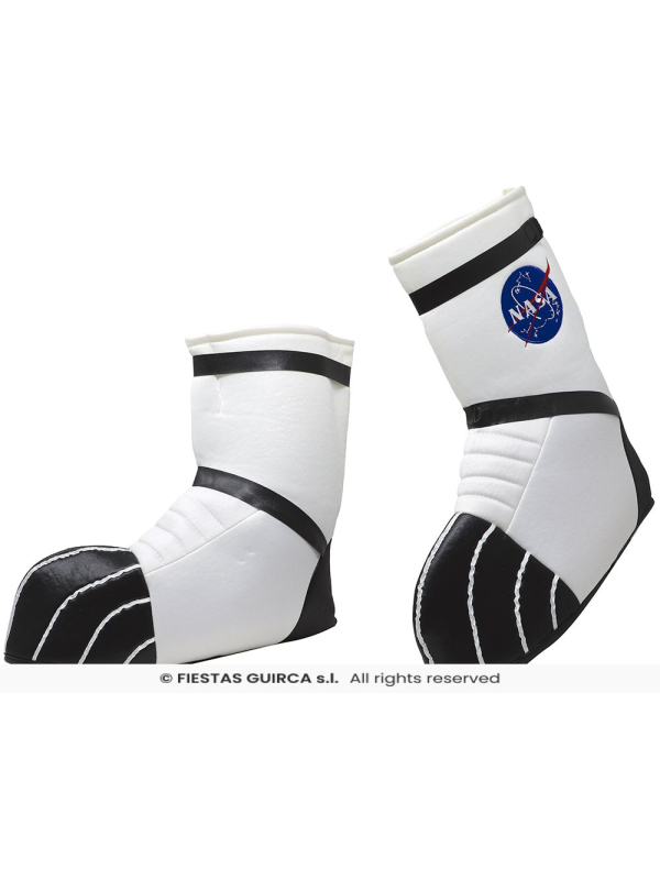 Bottes astronaute – Couvre-bottes blancs taille adulte (TU)