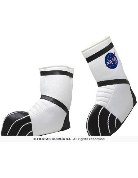 Bottes astronaute – Couvre-bottes blancs taille adulte (TU)