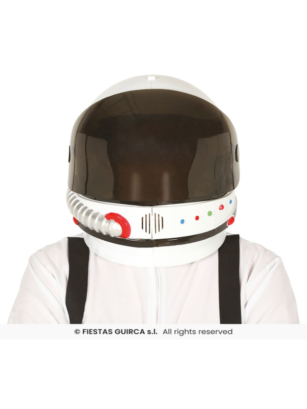 Casque Astronaute Adulte – Visière Rabattable (PVC)