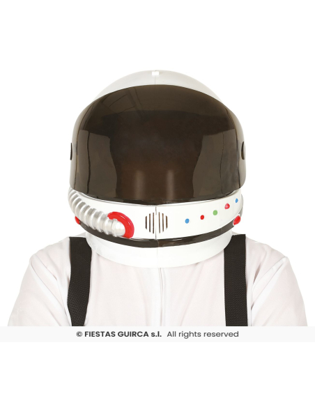 Casque Astronaute Adulte – Visière Rabattable (PVC)