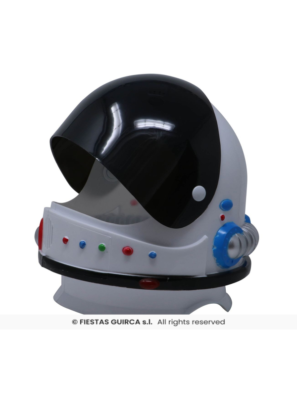 Casque Astronaute Adulte – Visière Rabattable (PVC)