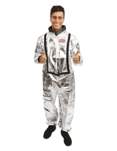 Déguisement astronaute homme argent métallisé – Combinaison espace adulte