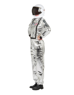 Déguisement astronaute femme argent métallisé – Combinaison espace adulte (polyester) 2