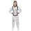 Déguisement astronaute femme argent métallisé – Combinaison espace adulte (polyester)