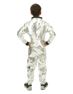 Déguisement astronaute enfant argent métallisé – Combinaison espace mixte (fille & garçon) 2
