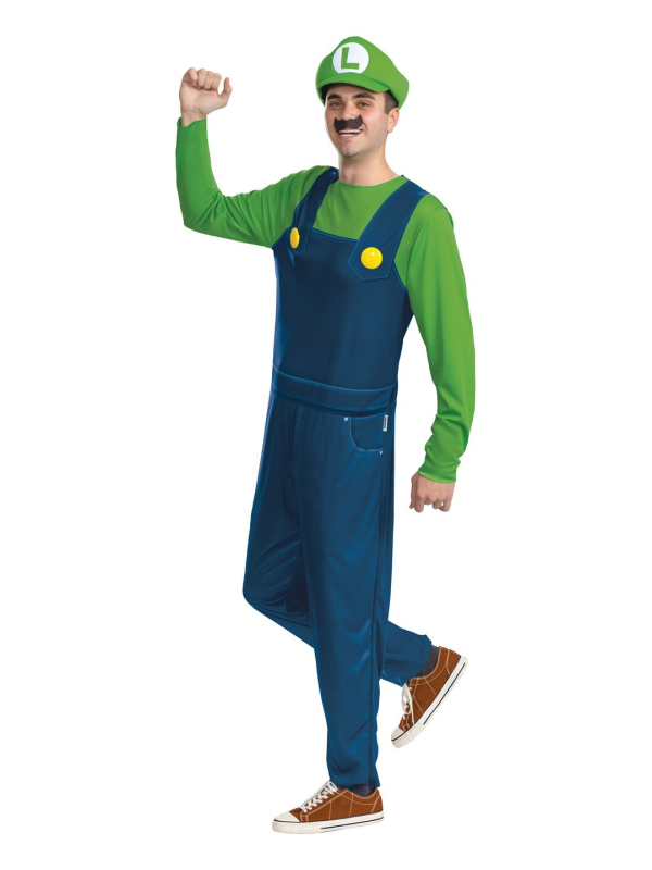 Super Mario™ – Costume Luigi Elevated Classic adulte (licence officielle)
