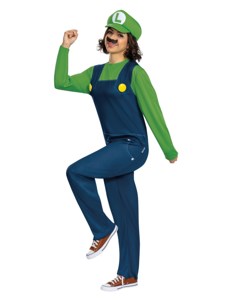 Super Mario™ – Costume Luigi Elevated Classic adulte (licence officielle)