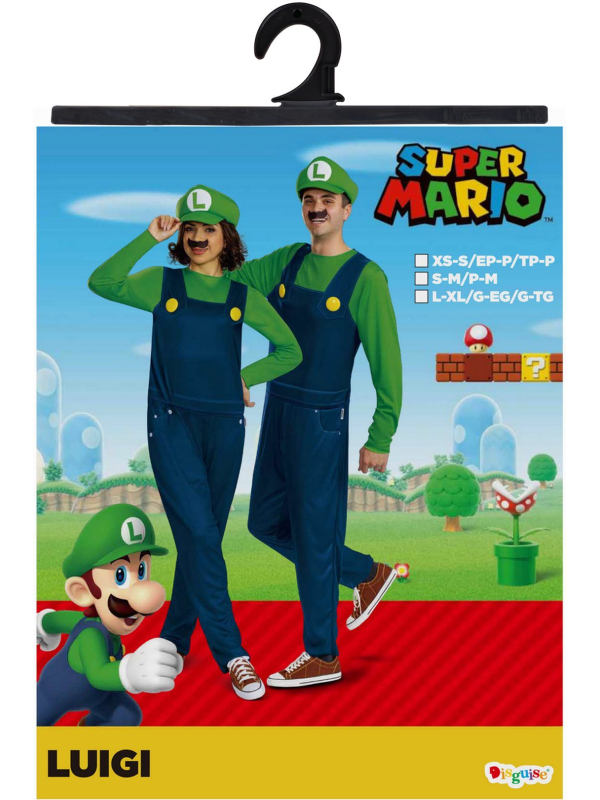 Super Mario™ – Costume Luigi Elevated Classic adulte (licence officielle)