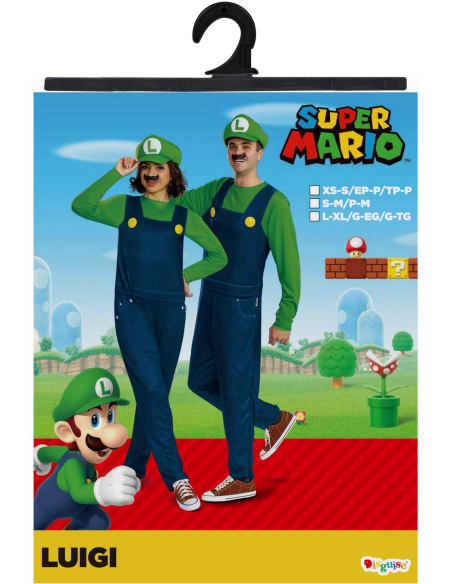 Super Mario™ – Costume Luigi Elevated Classic adulte (licence officielle)