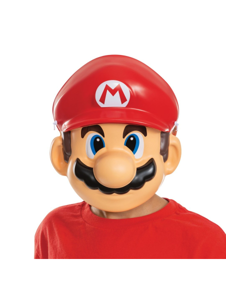 Masque Mario™ adulte – Super Mario™ (visage + casquette rouge “M”)