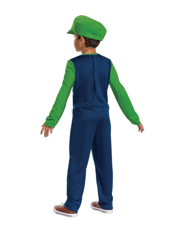 Déguisement Luigi™ enfant – Costume Super Mario™ “Elevated” (combinaison + casquette + moustache