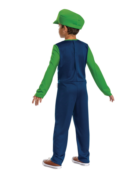 Déguisement Luigi™ enfant – Costume Super Mario™ “Elevated” (combinaison + casquette + moustache