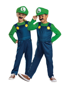 Déguisement Luigi™ enfant – Costume Super Mario™ “Elevated” (combinaison + casquette + moustache
