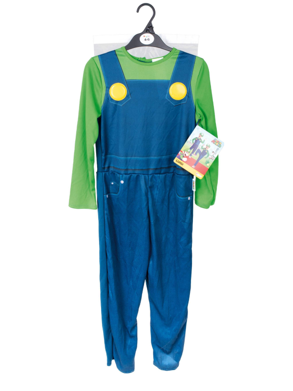 Déguisement Luigi™ enfant – Costume Super Mario™ “Elevated” (combinaison + casquette + moustache