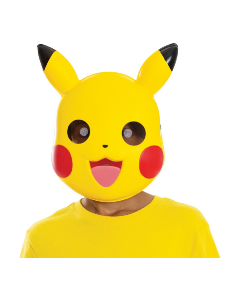 Masque Pikachu™ enfant – Pokémon™ (plastique) avec élastique