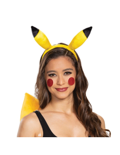 Kit accessoires Pikachu™ adulte – Pokémon™ (serre-tête + queue + joues) 2