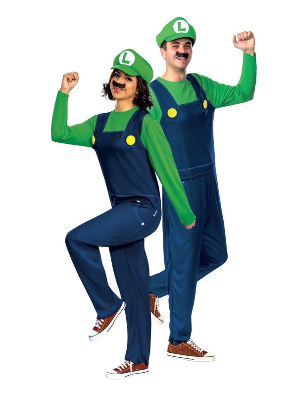Super Mario™ – Costume Luigi Elevated Classic adulte (licence officielle)