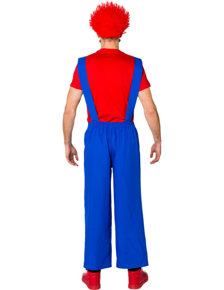 Salopette bleue homme – Déguisement ouvrier, plombier & style Mario