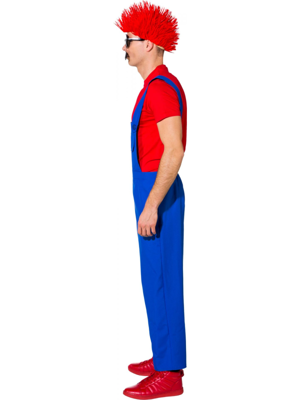 Salopette bleue homme – Déguisement ouvrier, plombier & style Mario