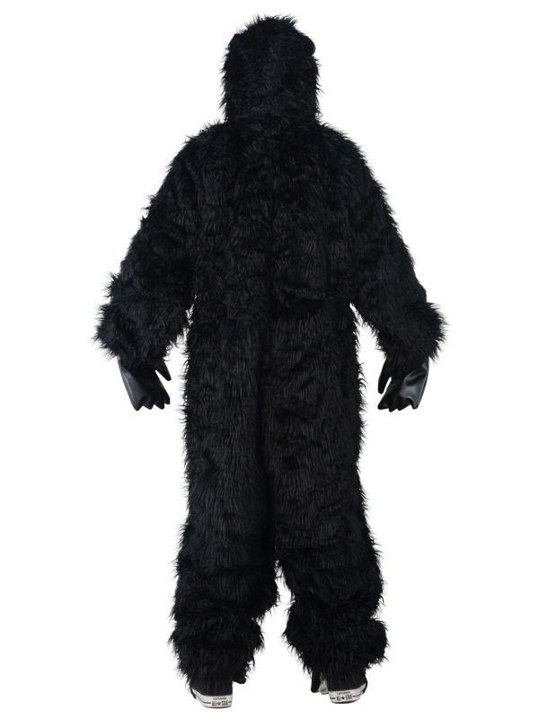 Déguisement Gorille Adulte – Combinaison + Capuche + Masque (Taille Unique jusqu’à 1,90 m)