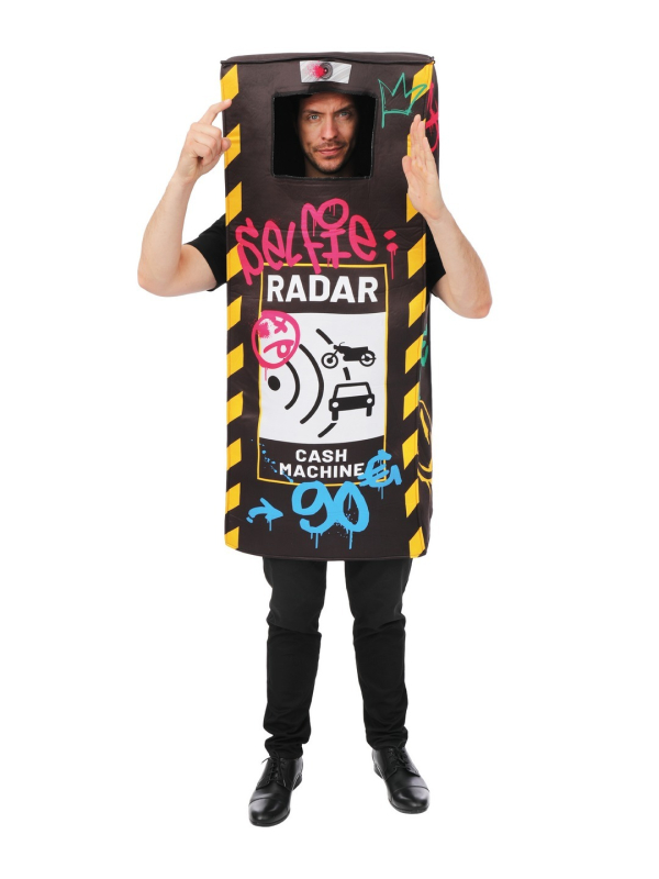 Déguisement Radar « Selfie Radar » – Costume humour adulte taille unique