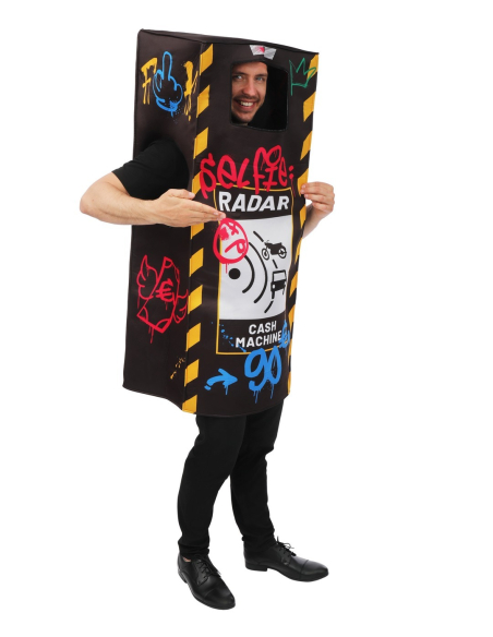 Déguisement Radar « Selfie Radar » – Costume humour adulte taille unique