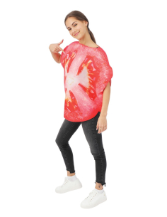 Déguisement Tomate adulte – Tabard humour taille unique 2