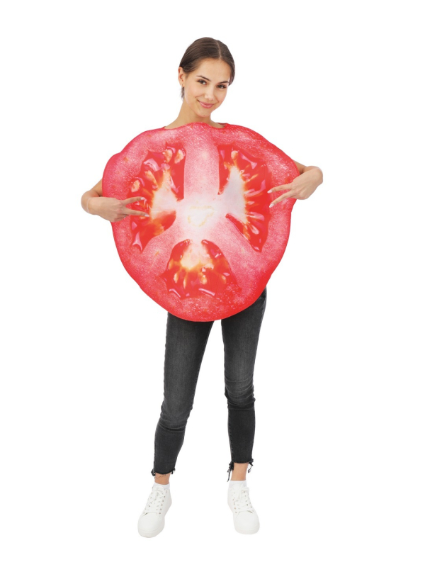 Déguisement Tomate adulte – Tabard humour taille unique