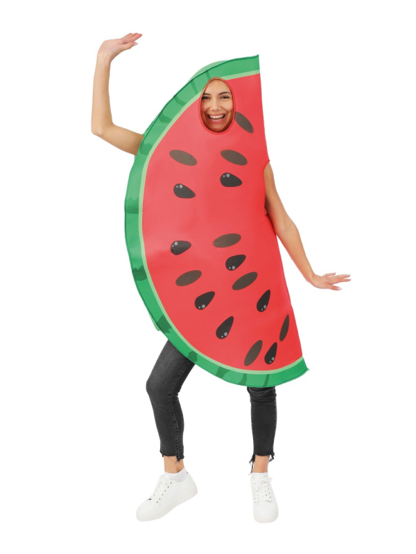 Déguisement Pastèque adulte – Tabard humour taille unique