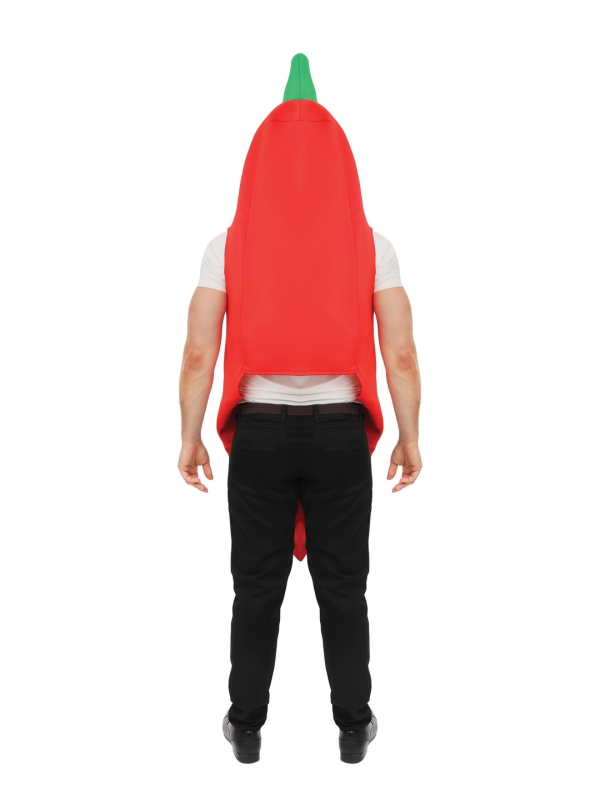 Déguisement de piment rouge – contenu produit (humour, taille unique mixte)
