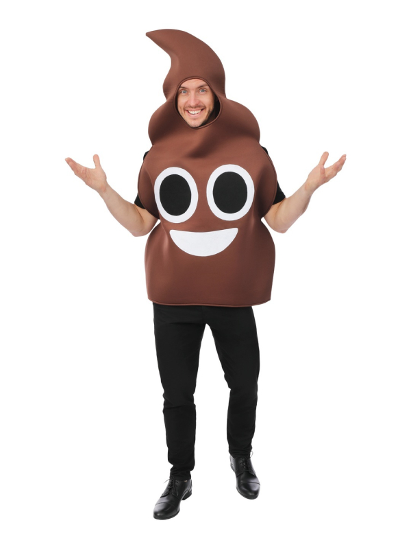 Déguisement Crotte Emoji – Costume humour adulte taille unique (tabard