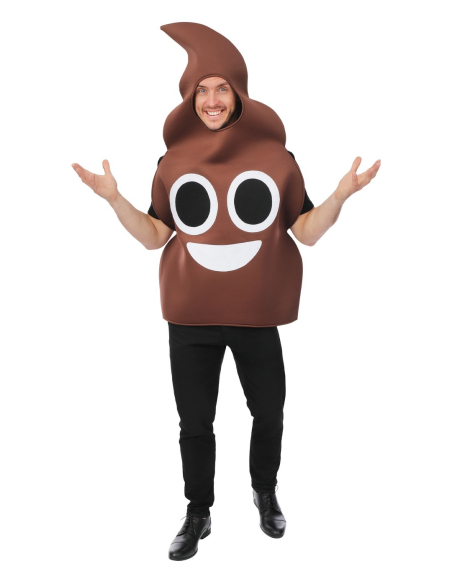 Déguisement Crotte Emoji – Costume humour adulte taille unique (tabard